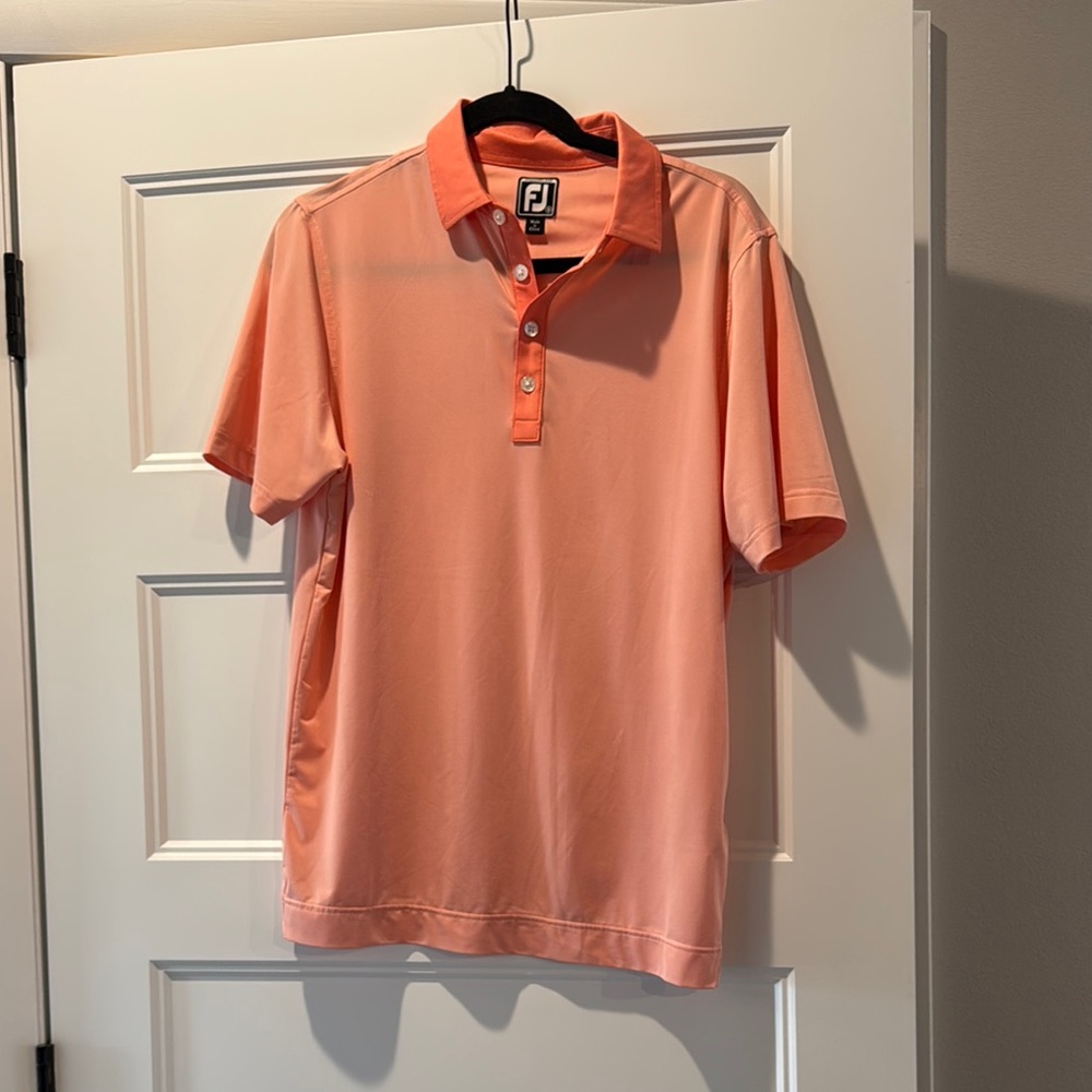 FootJoy Orange Performance Polo Shirt